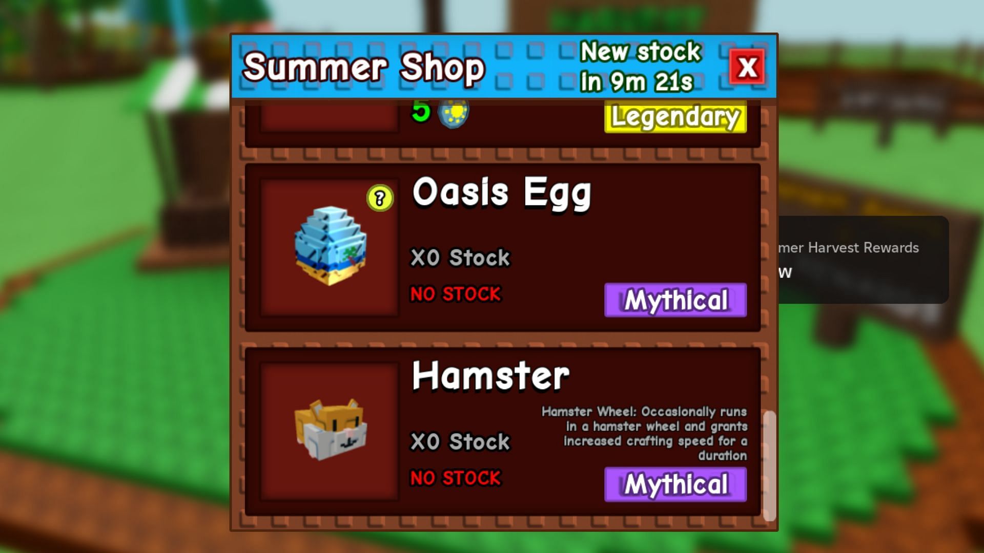The Oasis Egg can be obtained from the Summer Shop (Image via Roblox)